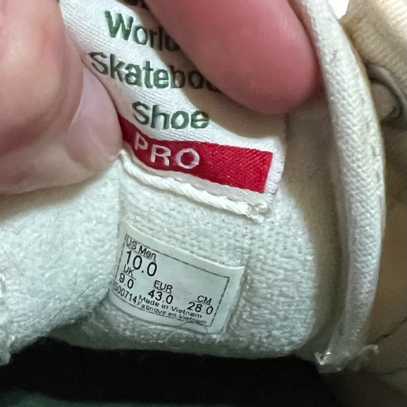 Vans Old Skool Pro Shoes Sneakers Marshmallow/ Alpine - Picture 6 of 7